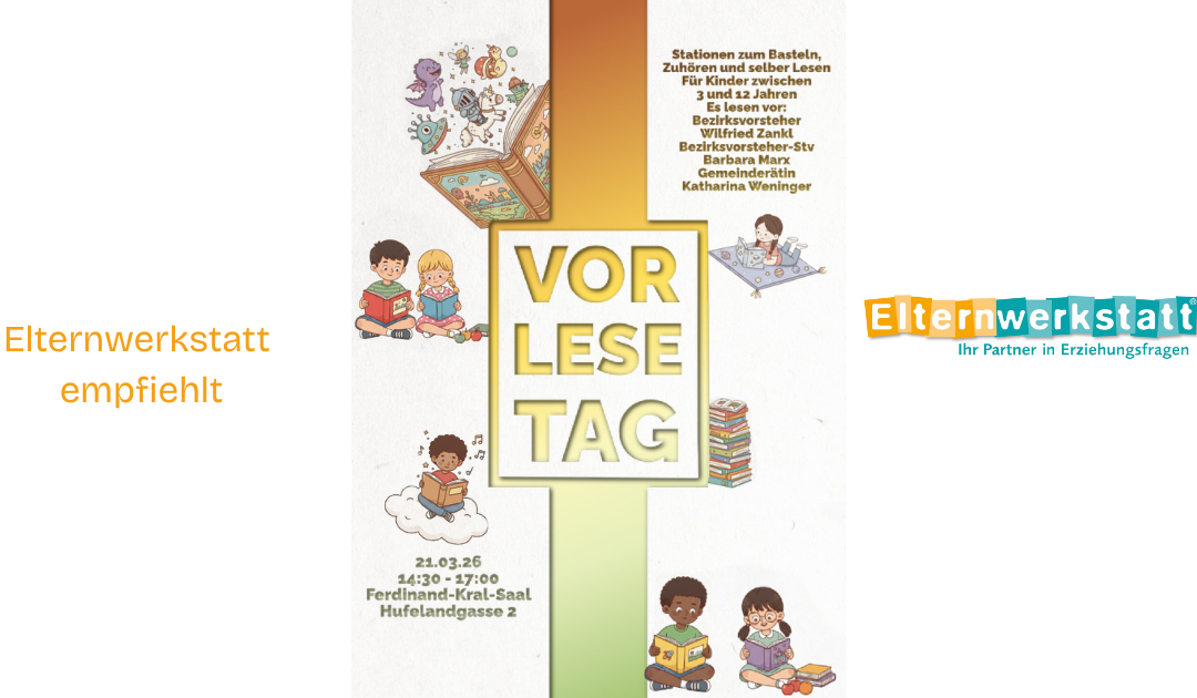 Elternwerkstatt empfiehlt – Vorlesetag im Bezirksamt Meidling